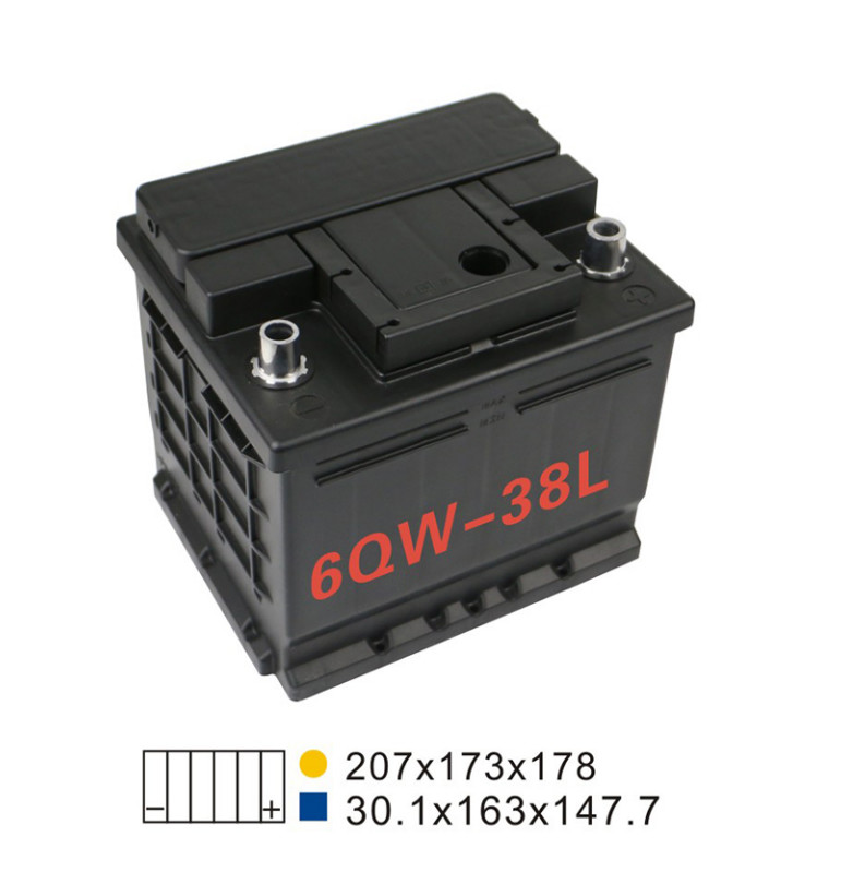 Quality SMF 330A 12V Lead Acid Car Battery 12V36AH 6 Qw 38L Car Starter Battery for sale