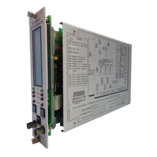 Quality 3300/45 Bently Nevada Parts System 3300 Series Differential Expansion Monitor Module for sale