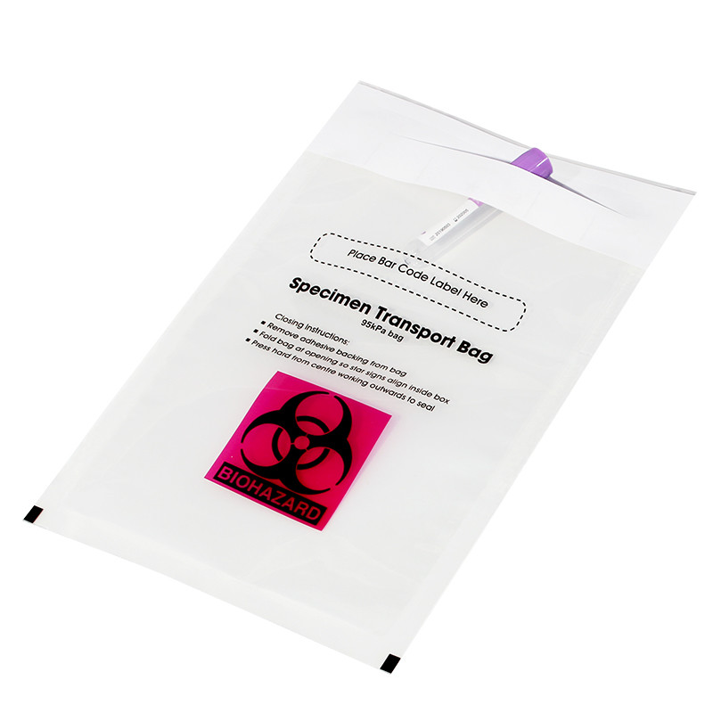 Quality Transportation Garbage 95kPa Biohazard Bag For ICAO Packaging for sale