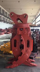 Quality CTHB Hydraulic Rock Grab For Excavators Q235B Digger Grapple for sale