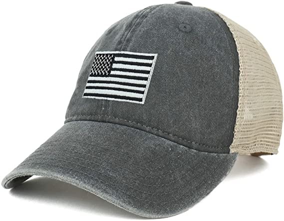 Quality 62cm Unisex Retro 6 Panel Snapback Cap Camo Mesh Trucker Hat for sale
