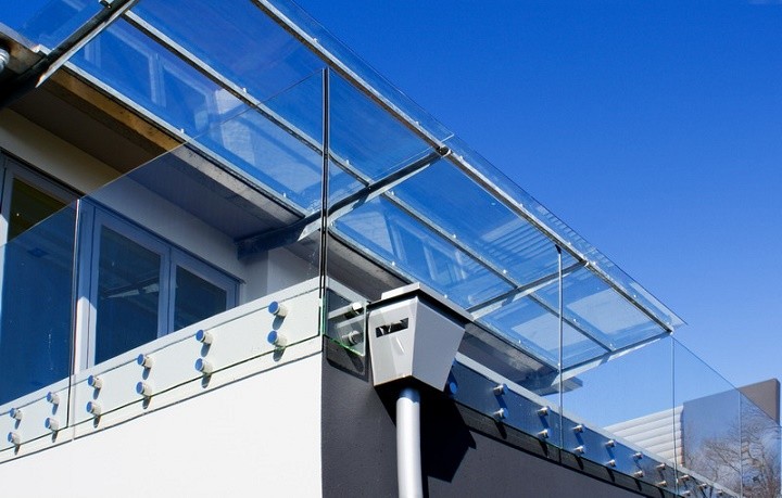 Quality Frameless stainless steel glass balustrade with Patch Fittings for sale