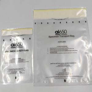Quality Laboratory 95Kpa Transport Plastic Biohazard Specimen Bag Custom for sale