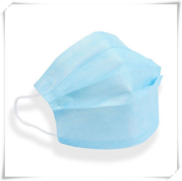 Quality Skin Friendly Disposable Medical Mask , Hypoallergenic Non Woven Fabric Face Mask for sale