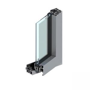 Quality Double Glazed 6063 Aluminium Window Extrusion Profiles , 6061 Aluminium Sliding Window Profile for sale