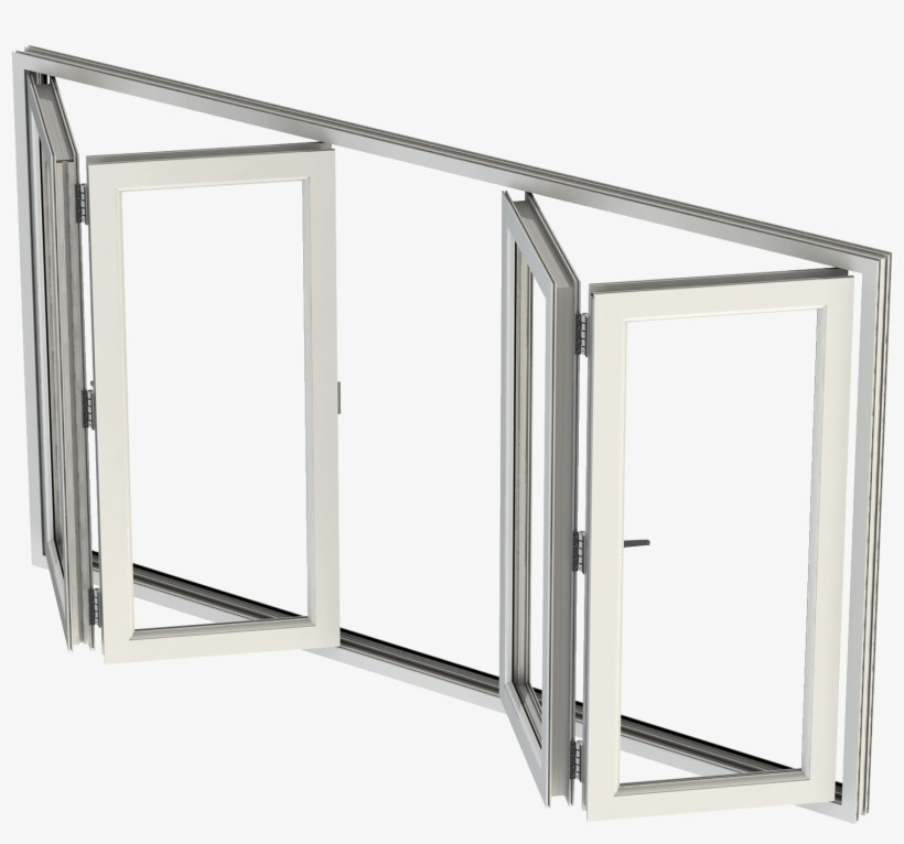 Quality Exterior Facade Aluminum Alloy Glass Folding Bifold Windows And Doors Exposed Frame for sale