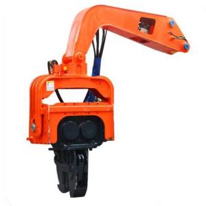 Quality 2600 Kg Sheet Piling Attachment For Excavator 360 Degree Hammer for sale