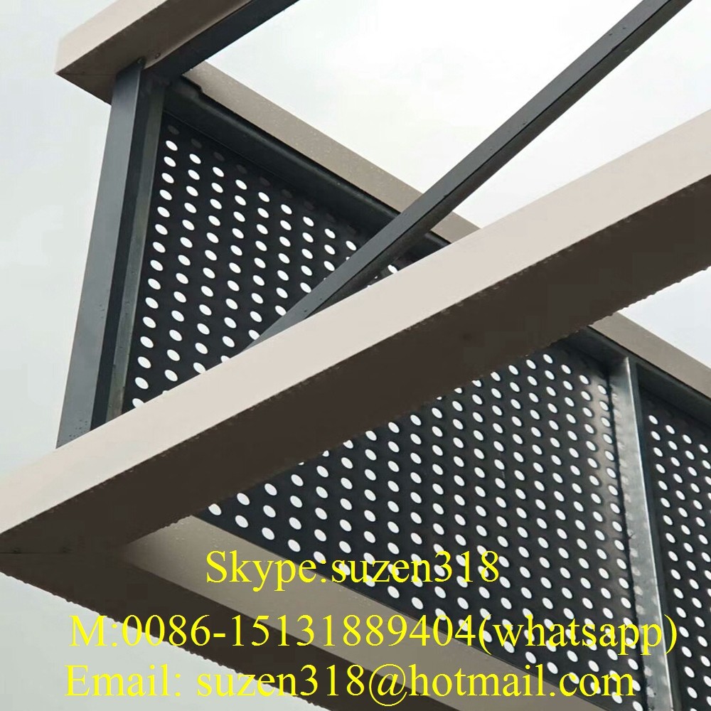 Buy cheap 1/4 inch perforated aluminum sheet round hole / metal panels perforated building from wholesalers