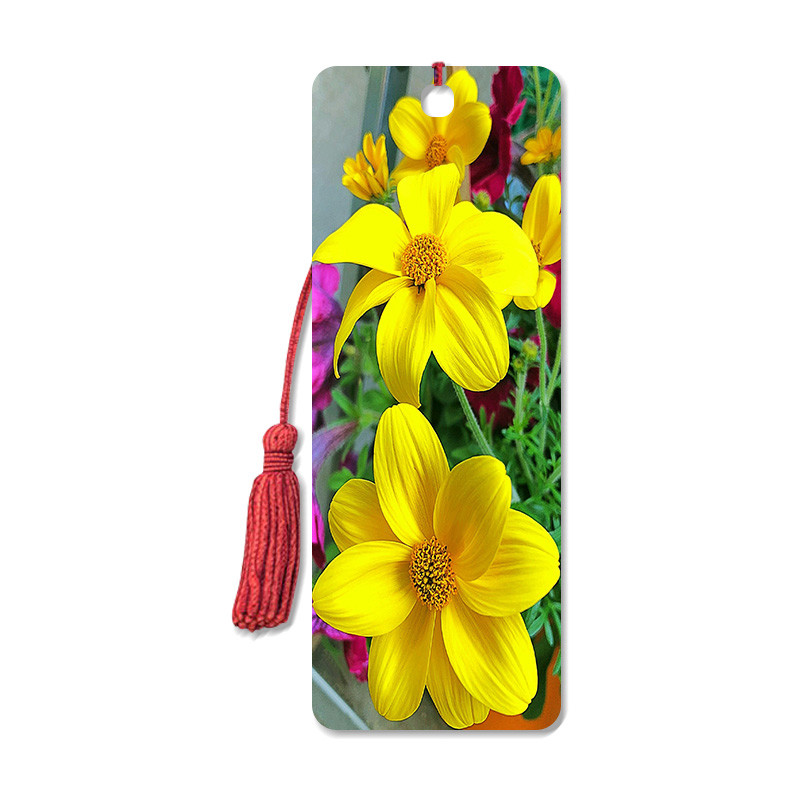 Quality Flower Design Souvenir 3D Lenticular Bookmark / 3D Lenticular Printing for sale
