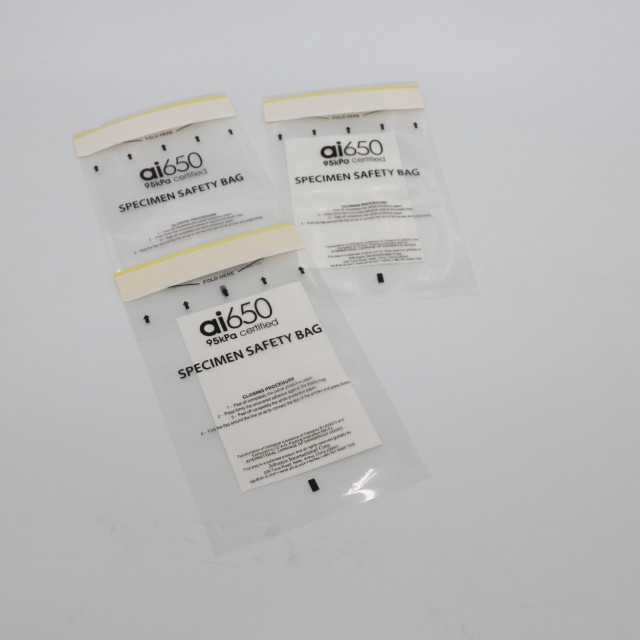 Quality Ai 650 Clear Self Adhesive Seal Specimen Bag Accept Custom for sale
