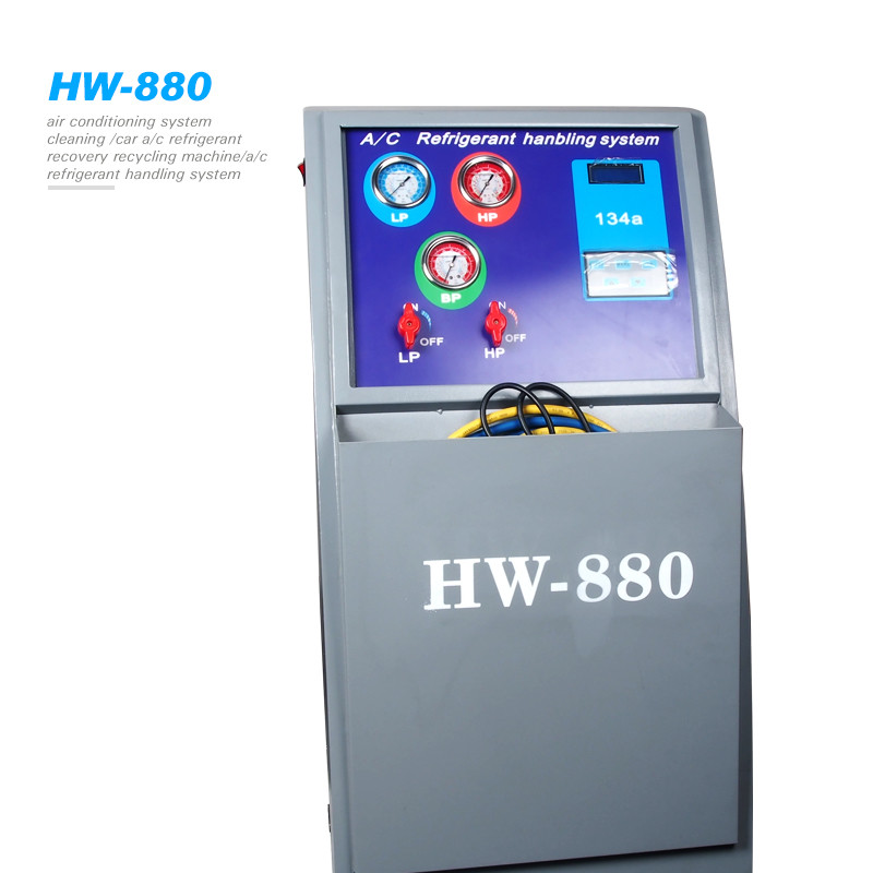 Quality Pressure Protection LCD Display 50HZ 134a Portable AC Service Machine for sale