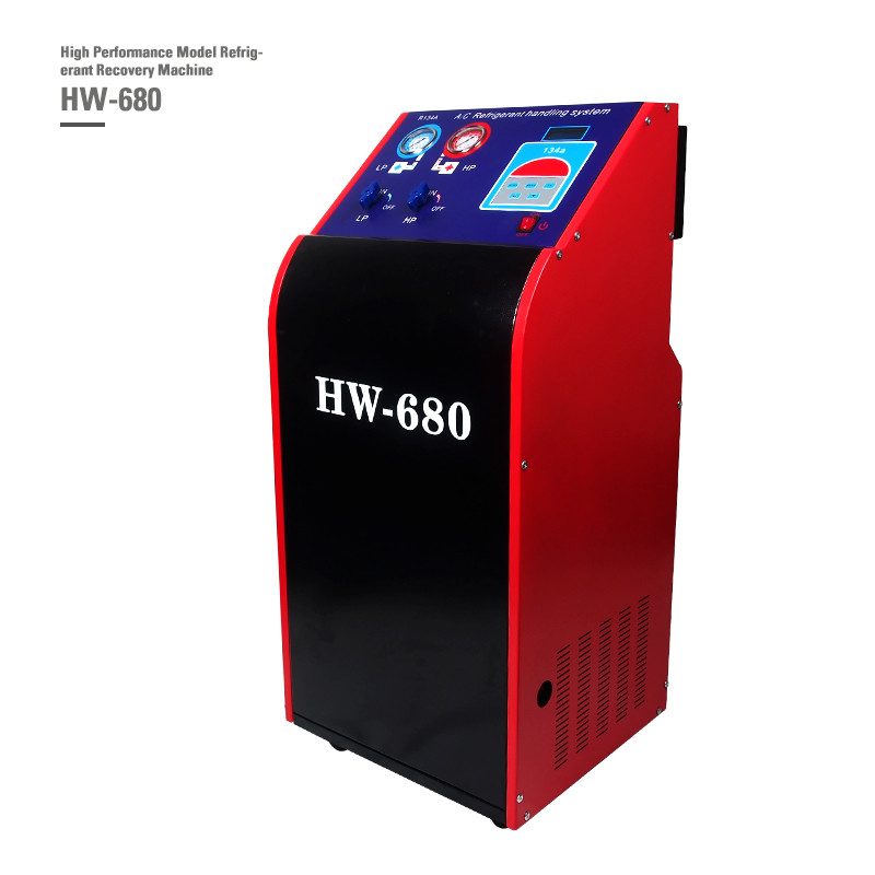 Quality Pressure Protect 8HP AC Recycling Machine HW-680  R134a Refrigerant for sale