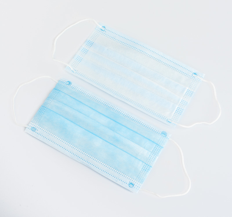 Quality Antibacterial 3.2g Meltblown Filter Medical Non Woven Face Mask for sale