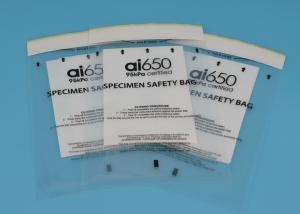 Quality Disposable 95kPa Biohazard Bag For Biological Hazard packing / Infectious for sale