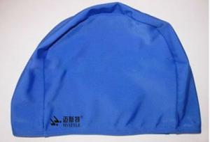Quality lycra print swimming cap for sale