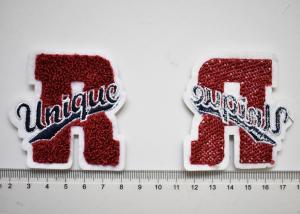Quality Custom Sequins Patch / Clothing Applique Embroidered For Children Clothing Ornament for sale