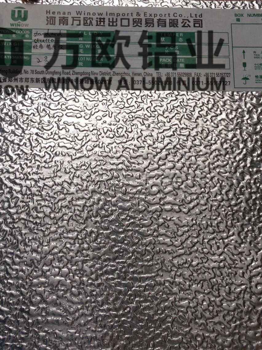 Quality Stucco Embossed Hammered Checkered Aluminum Sheets 1050 1060 1100 3003 for sale