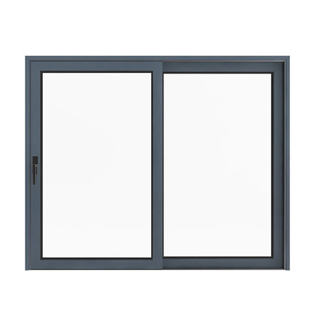Quality House Black Aluminum Sliding Window Frame 1.4mm Interior for sale