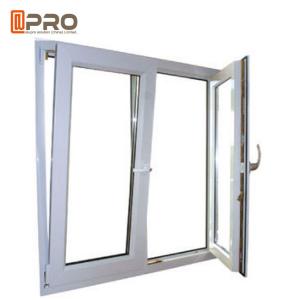 Quality Anti - Aging Dark Grey Tilt And Turn Aluminum Windows With Mosquito Net for sale