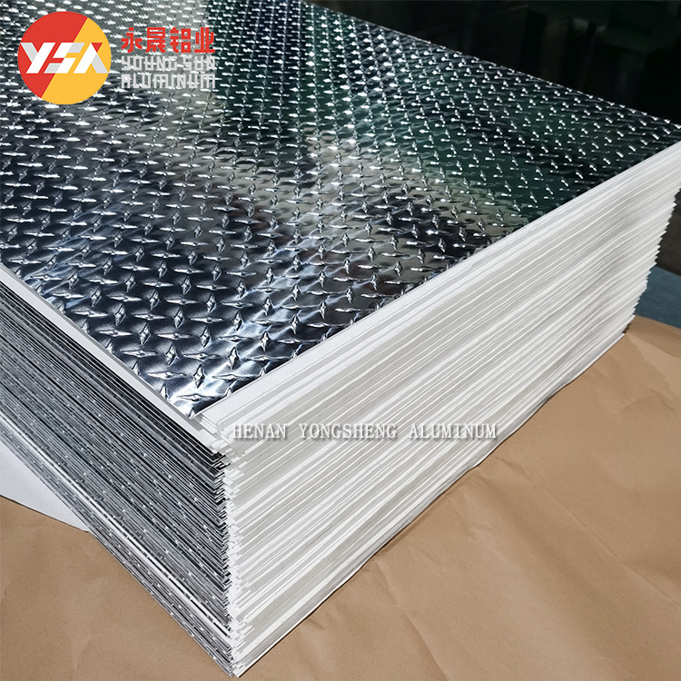 Quality 5 Bar Aluminium Checker Plate Pattern Aluminum Plate AA1100 Aluminum Checkered Plate for Elevator Floor for sale