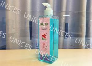 Quality Blue Liquid Antibacterial Hand Sanitizer , Sterilized Antimicrobial Hand Sanitizer for sale