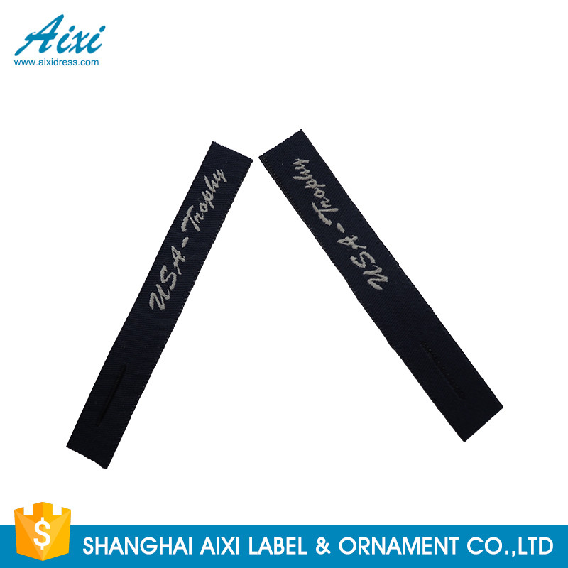 Quality Garment Woven Clothing Label Tags Satin / Silk Printing Fast - Delivery for sale