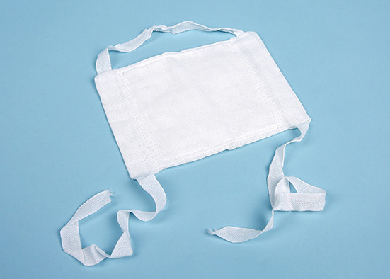 Quality White Fog Proof Hospital Disposables Medical Pure Cotton Absorbent Mask Gauze for sale