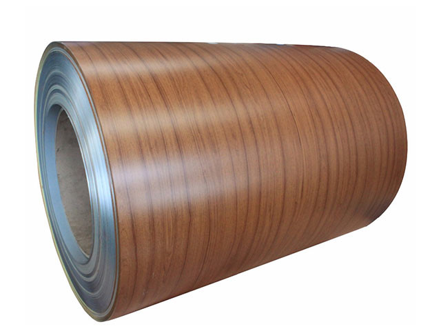 Quality 6.5mm Thickness Wood Grain Painted Aluminum Coil with T351 Temper for sale