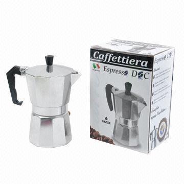 Quality 6-cup Cafetiere, measures 16x9.5x19cm for sale