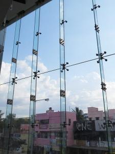 Quality Glass Spider Curtain Wall System Structural Point Supported Fixing Suspension Facade for sale