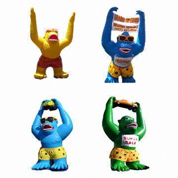 Quality Inflatable Gorilla, Customized Shapes, Colors and Sizes are Accepted for sale