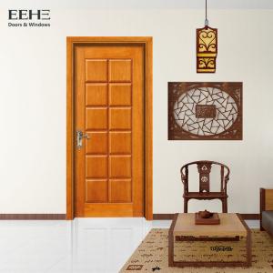 Quality Yellow External Hollow Core Timber Door With 12 Panels Logo Customized for sale