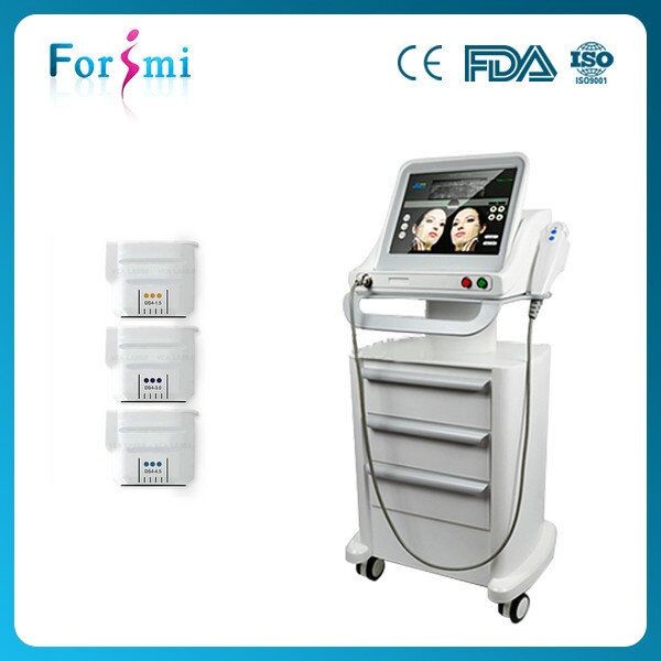 Quality takes good effect on face ultherapy forehead ultrasound face lift hifu for wrinkle removal system for sale