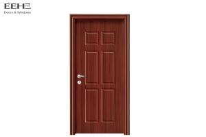 Quality MDF Composite Wooden House Doors / Outswing Interior Hollow Core Wood Doors for sale