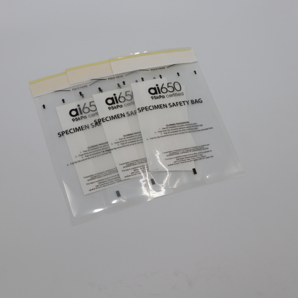 Quality Disposable Clear Specimen Package Bag With Self Adhesive Seal for sale