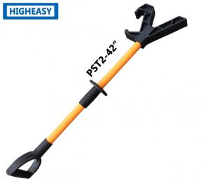 Quality fiberglass pull push pole with D grip, nylon V end, various colors pull push pole, push pull stick from China factory for sale