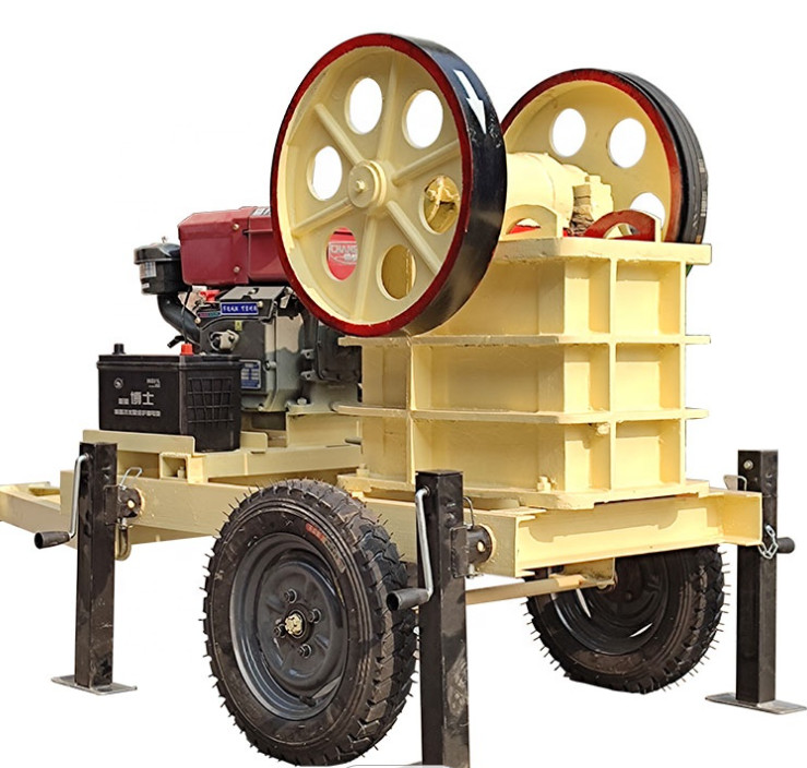 Quality Small Mini Mobile Diesel Engine Stone Crushing Machine Jaw Crusher for sale