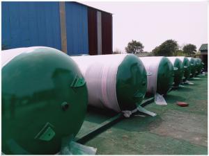 Quality Horizontal Sandblasting Galvanized Steel Water Storage Tanks 300 Litre - 3000 Litre for sale