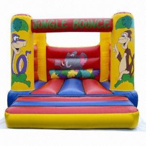 Quality Inflatable Bouncer, Made of Commercial Grade Mesh Reinforced PVC Tarpaulin for sale