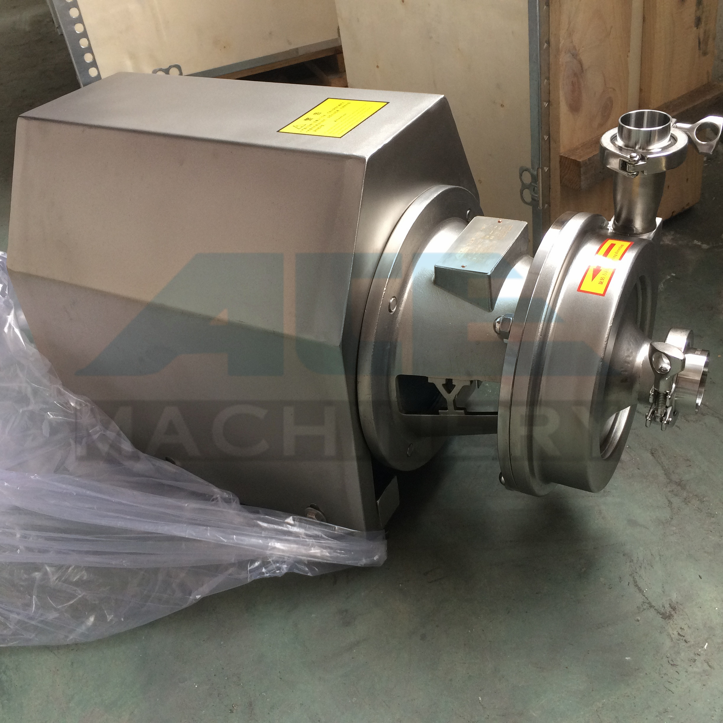 Quality SS304 316 Sanitary food grade Centrifugal transfer pump  1.5hp food grade clean water pump for sale