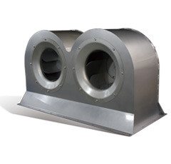 Quality 280mm Galvanized Impeller Centrifugal Fan With Single Phase 6 Pole External for sale