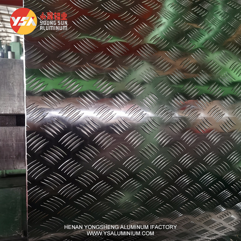 Quality 5.0mm Embossed Aluminum Sheet 5052 3000 Series Aluminum Diamond Plate Sheets for sale