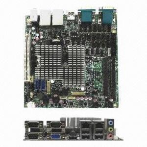 Quality Industrial Motherboard in Mini-ITX Form Factor with Dual Core Intel Atom Processor D2550 for sale