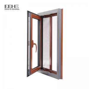 Quality Thermal Break Aluminum Casement Windows Narrow Sightlines 100mm Frame Depth for sale