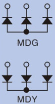 MDG MDY 8 fig Thyristor 3 Phase Rectifier