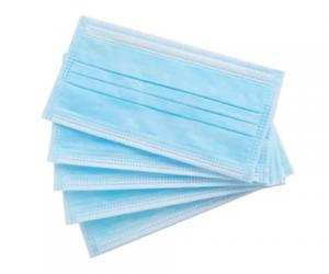 Quality Non Woven Triple Layer Surgical Mask , Face Mask Surgical Disposable 3 Ply for sale