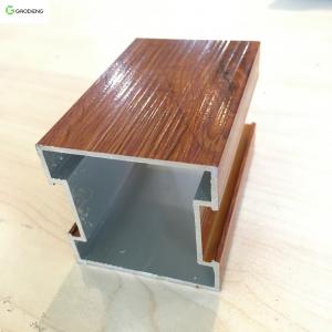 Quality Wood Grain Aluminum Profiles With Good Feeling for sale