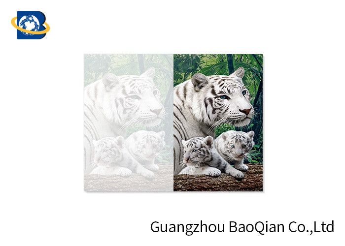 Quality Lovely Animals 3D Image Lenticular Card Printing Two Sides CMYK Offset Printing for sale