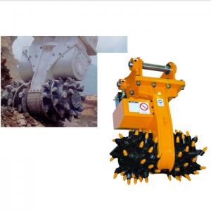 Quality Double Head FAG Drum Cutter Excavator Q235B Rock Grinders Hydraulic for sale