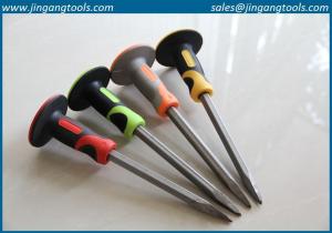 Quality professional flat and sharp head hexagonal metal steel cold stone chisel masonry tools for sale
